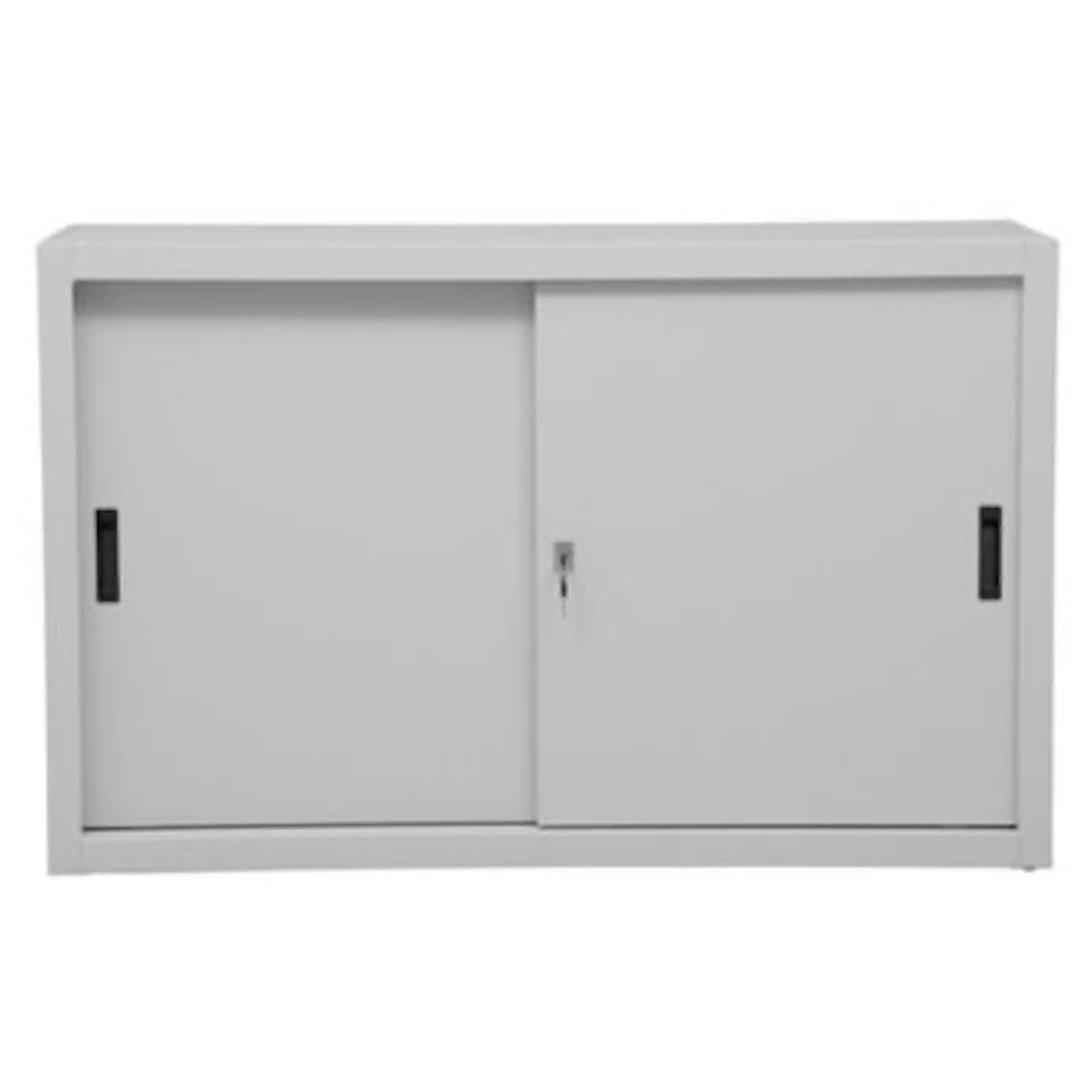 PROREGAL Schiebetürenschrank Ant 2 Ordernhöhen HxBxT 75 x 120 x 45 cm Grau günstig online kaufen