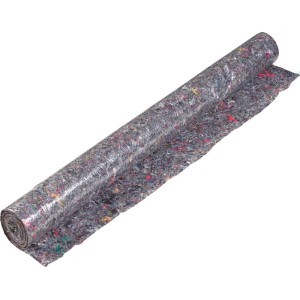 LUX-TOOLS Abdeckvlies 1x10m, grau, wasserundurchlässig, rutschfest. Ideal für Renovierung, Umzug, Streich- & Gartenarbeiten.