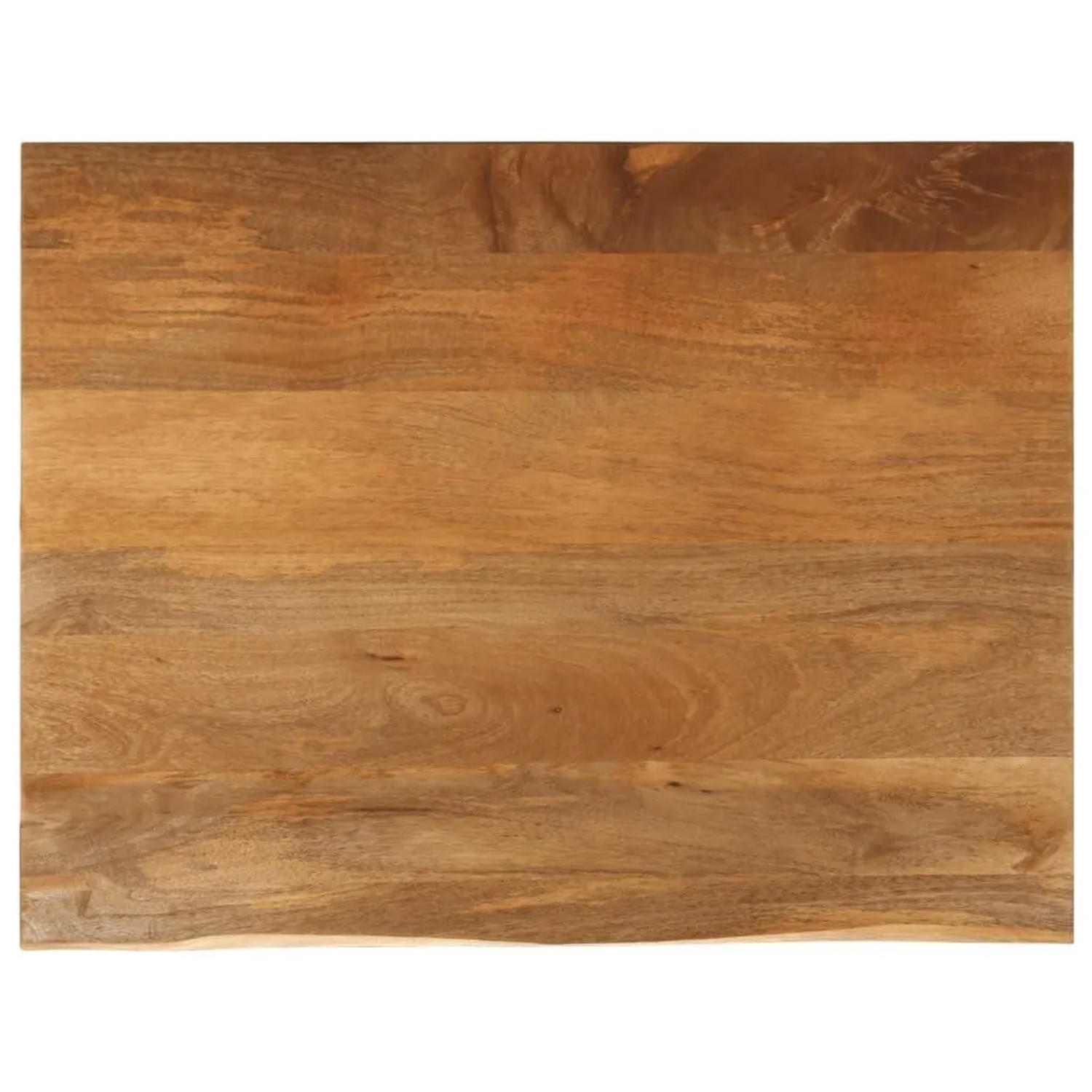 vidaXL Tischplatte mit Baumkante 90x80x3,8 cm Massivholz Mango 370603