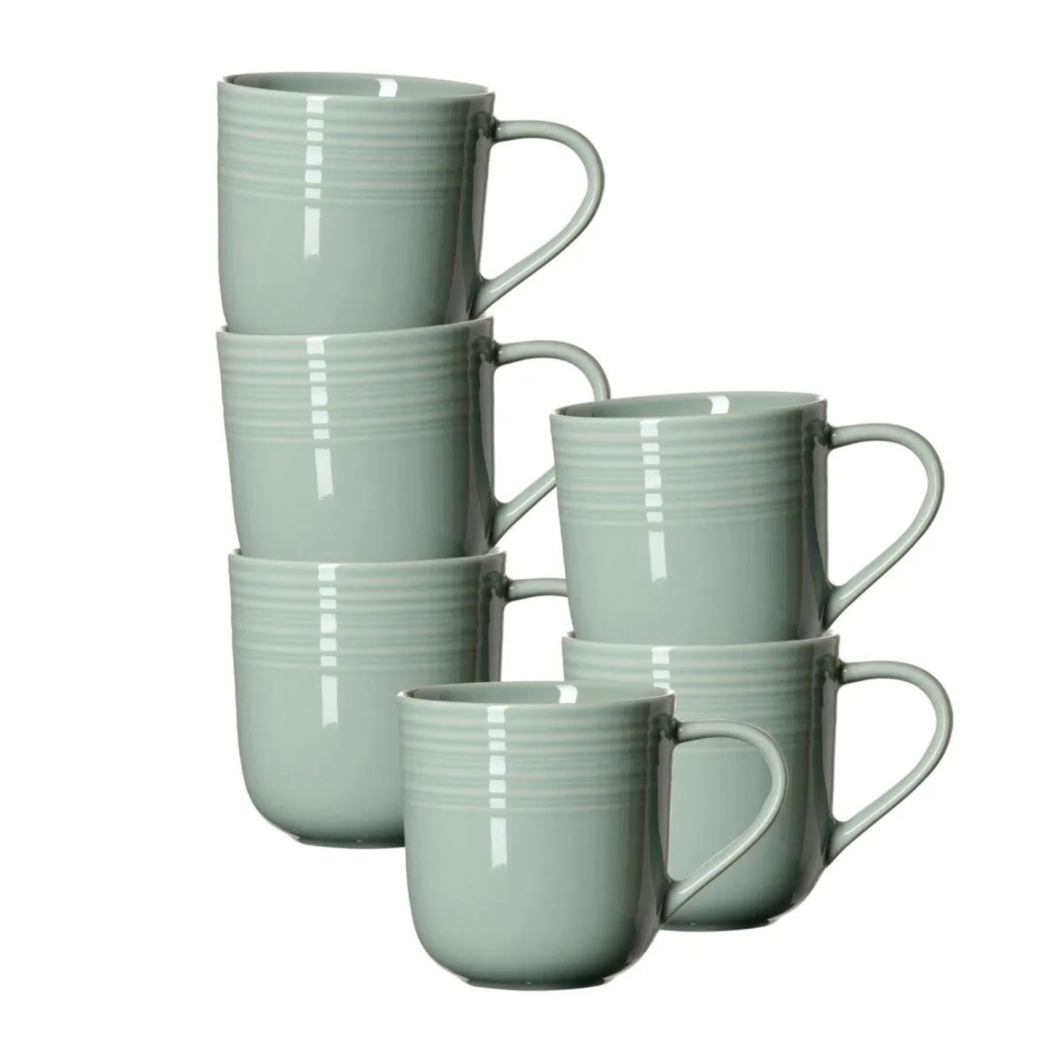 Ritzenhoff & Breker Levi Kaffeebecher 400 ml 6er Set Grün