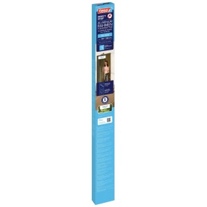 Verpackung des tesa® Insect Stop Aluminium Rahmen Fliegengitter Tür in Anthrazit.