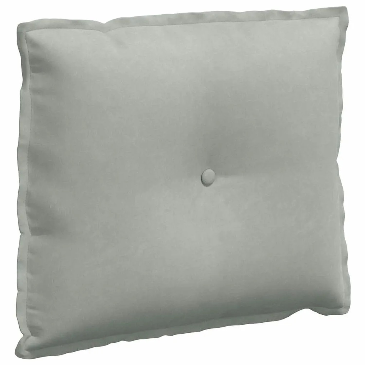 vidaXL Rückenkissen Hellgrau 60 x 50 cm Cordstoff 42014675