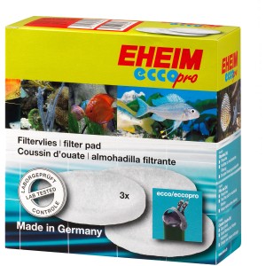 Eheim Filtervlies für Ecco Pro/Ecco: Vlies für Aquarium Filter, 3 Stück, zur mechanischen & biologischen Filterung.
