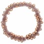 vidaXL Weihnachtskugelgirlande Rose Gold 186 cm Polystyrol 42019697_5