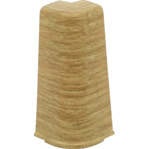 Außenecke SLK Cubica 60 in Eiche Natur für Laminat & Parkett, Detailansicht.