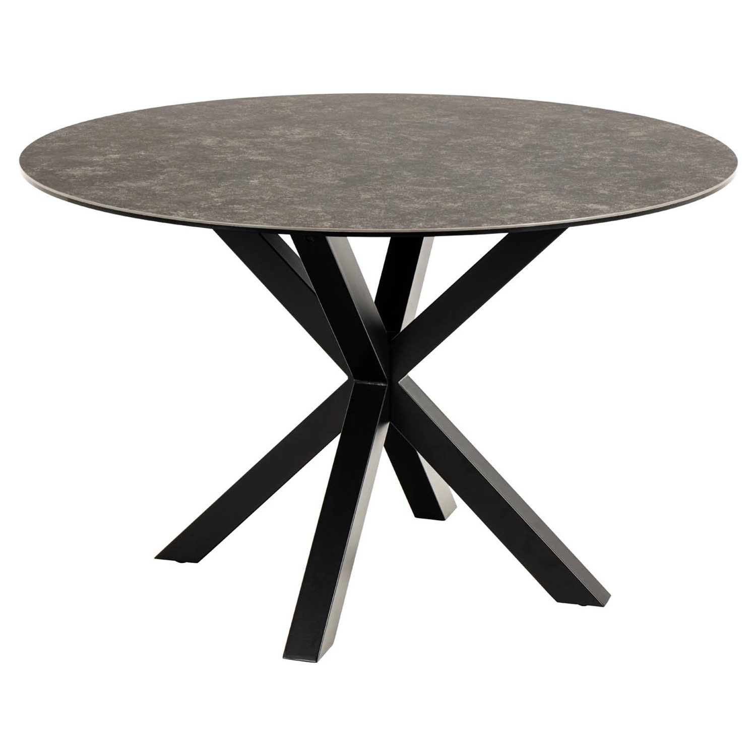 ebuy24 Heaven Esstisch Ø119 cm Keramik Schwarz günstig online kaufen