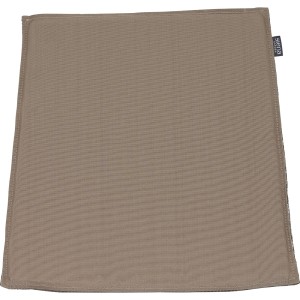 Siena Garden Sitzkissen Square-Lane, 43x44 cm, Taupe, wasserabweisend für Gartenstühle.