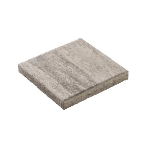 Diephaus Terrassenplatte Corso Greige 30x30x4 cm. Quadratische Gehwegplatte mit glatter Oberfläche und gefasten Kanten.