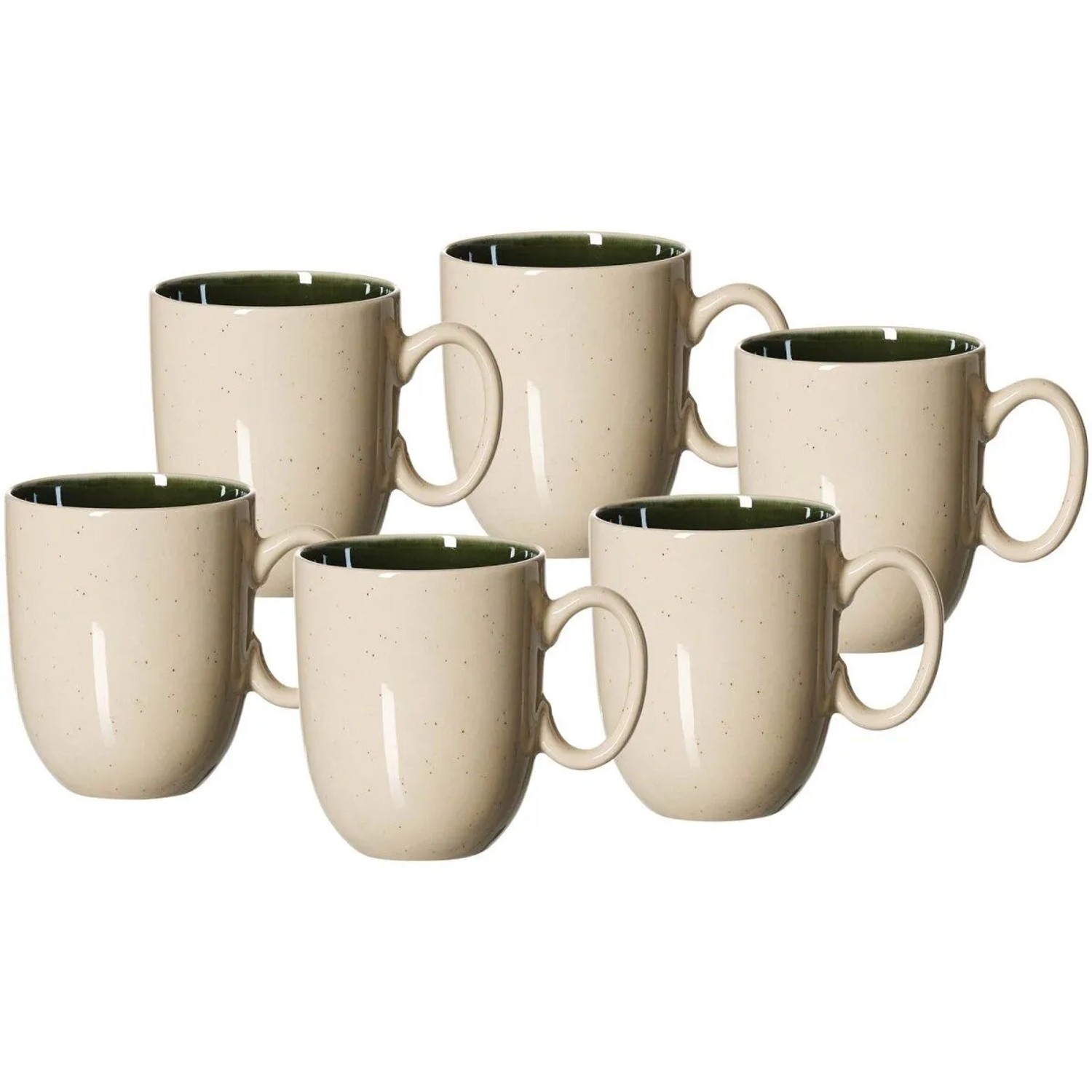 Ritzenhoff & Breker Skog Kaffeebecher-Set 400 ml 6-teilig Dunkelgrün
