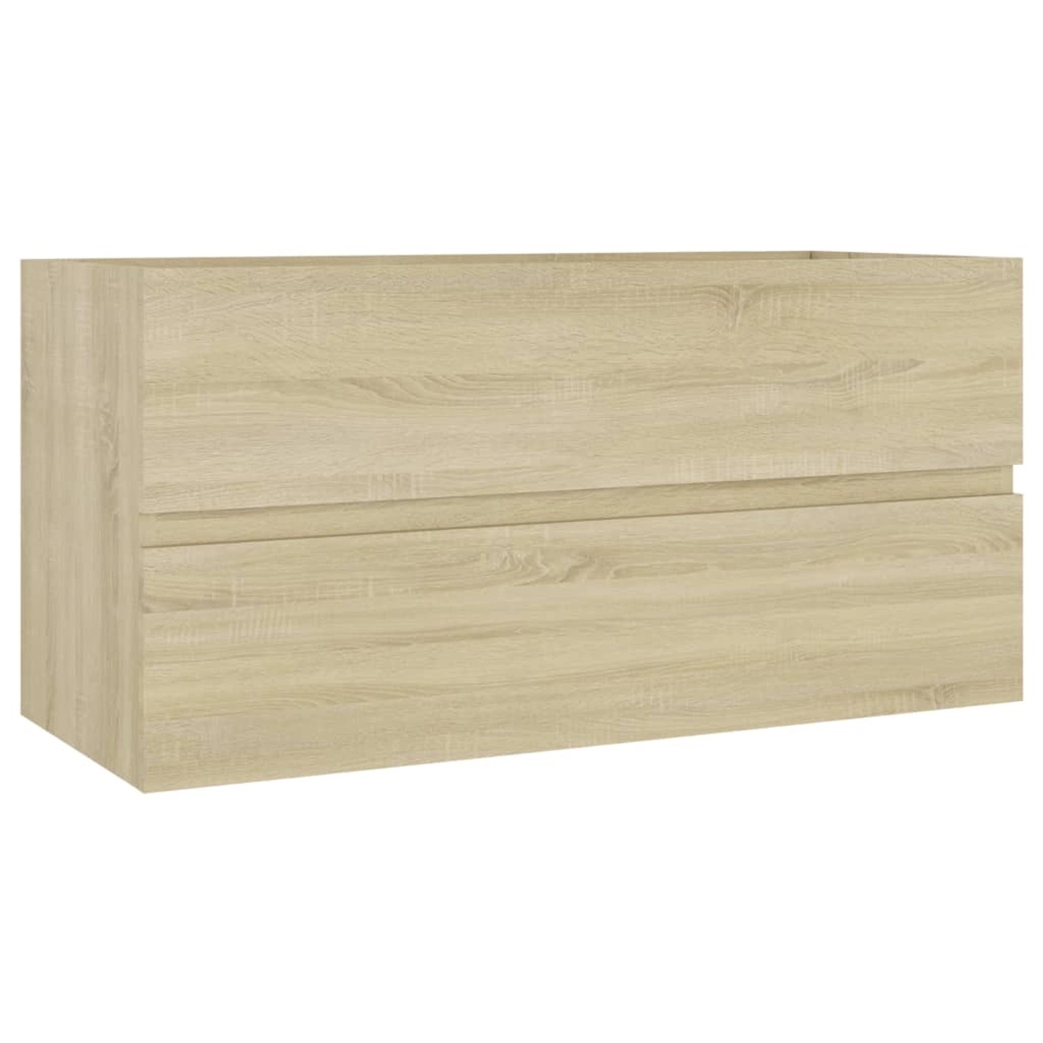 vidaXL Waschbeckenunterschrank Sonoma-Eiche 90x38,5x45cm Holzwerkstoff günstig online kaufen