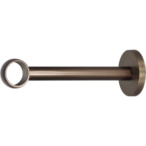 Mydeco Gardinenstangen-Halterung in Bronze für 2,5 cm Stangen, 15 cm Wandabstand.