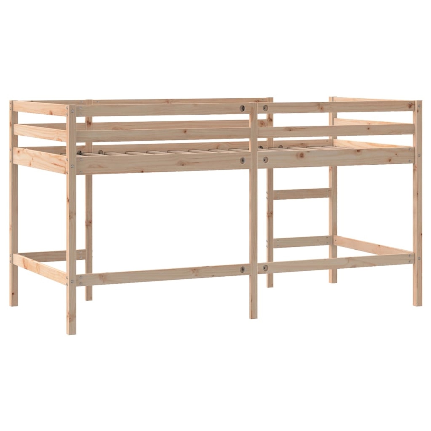 vidaXL Kinderhochbett mit Leiter 80x200 cm Massivholz Kiefer1908077 günstig online kaufen