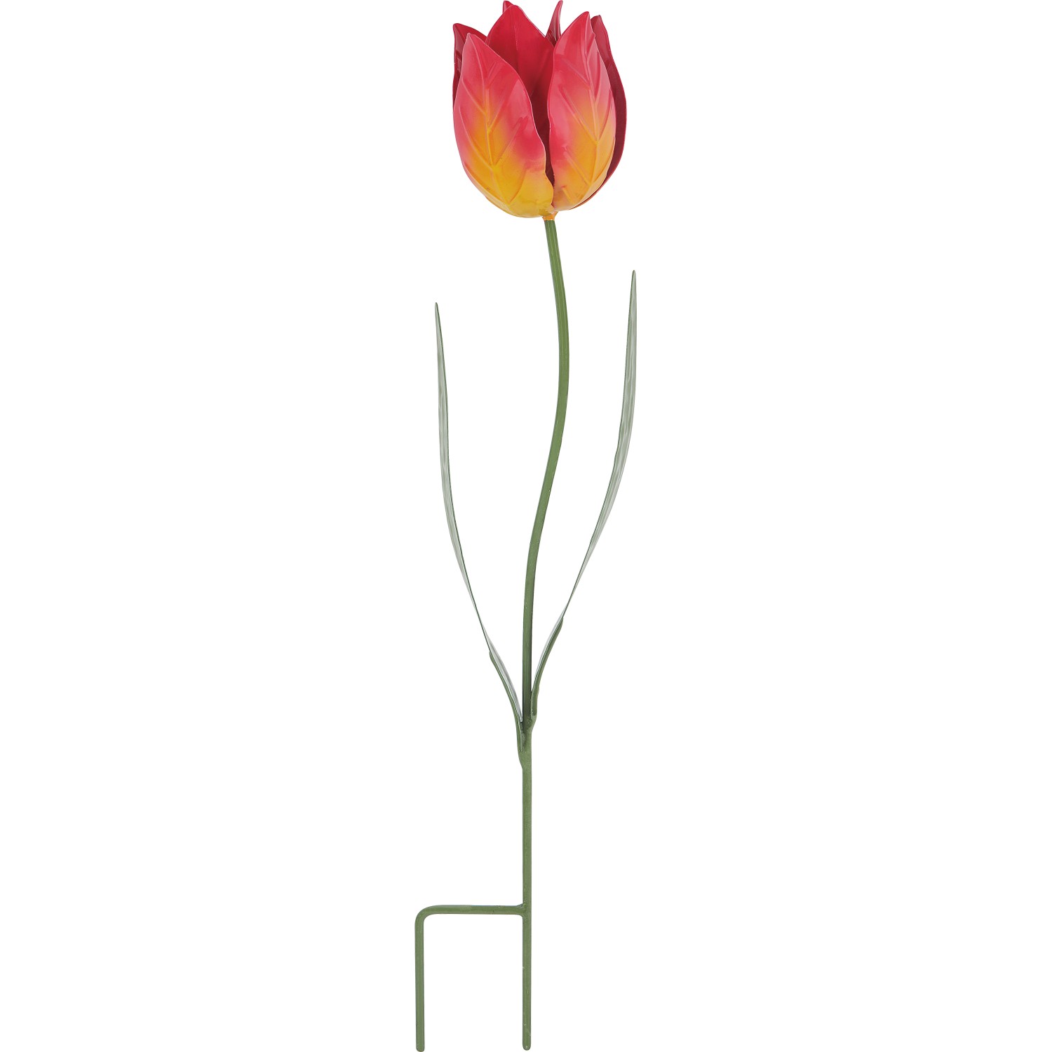 Gartenstecker Tulpe Rosa-Gelb 9 cm x 45,5 cm günstig online kaufen