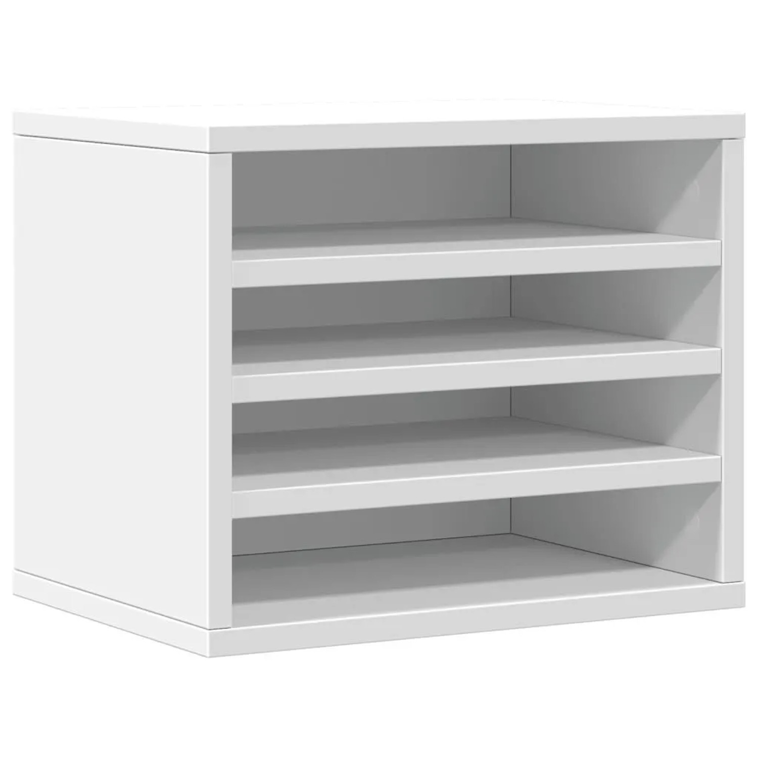 vidaXL Schreibtisch-Organizer Weiß 36x26x29,5 cm Holzwerkstoff 848045
