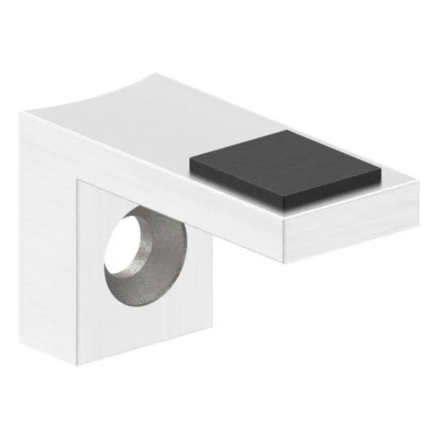 FeNau Halteboden Für Glas Anschluss Ø 48,3 mm Edelstahl V2A