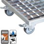 Wagner Multi Roller, verzinkter Gitterrost mit Rollen und Feststellbremse, Tragkraft 200 kg.