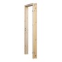 Radex Türzarge Landhaus Fichte, 61x198,5 cm, profilierte Holzzarge für Innentüren, DIN Rechts.