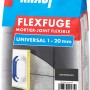 Knauf Flexfuge Universal Samtschwarz, 1 kg Sack. Fugenmasse für Fliesen und Naturstein.