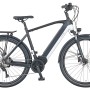 Prophete Trekking E-Bike Entdecker 5.0 Herren, 28 Zoll, schwarz-silber matt.
