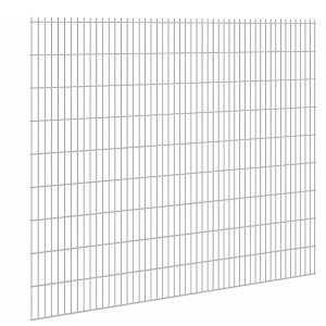 Verzinkter Doppelstabmattenzaun, Stärke 6/5/6, 183x251 cm, für Gartenzäune.