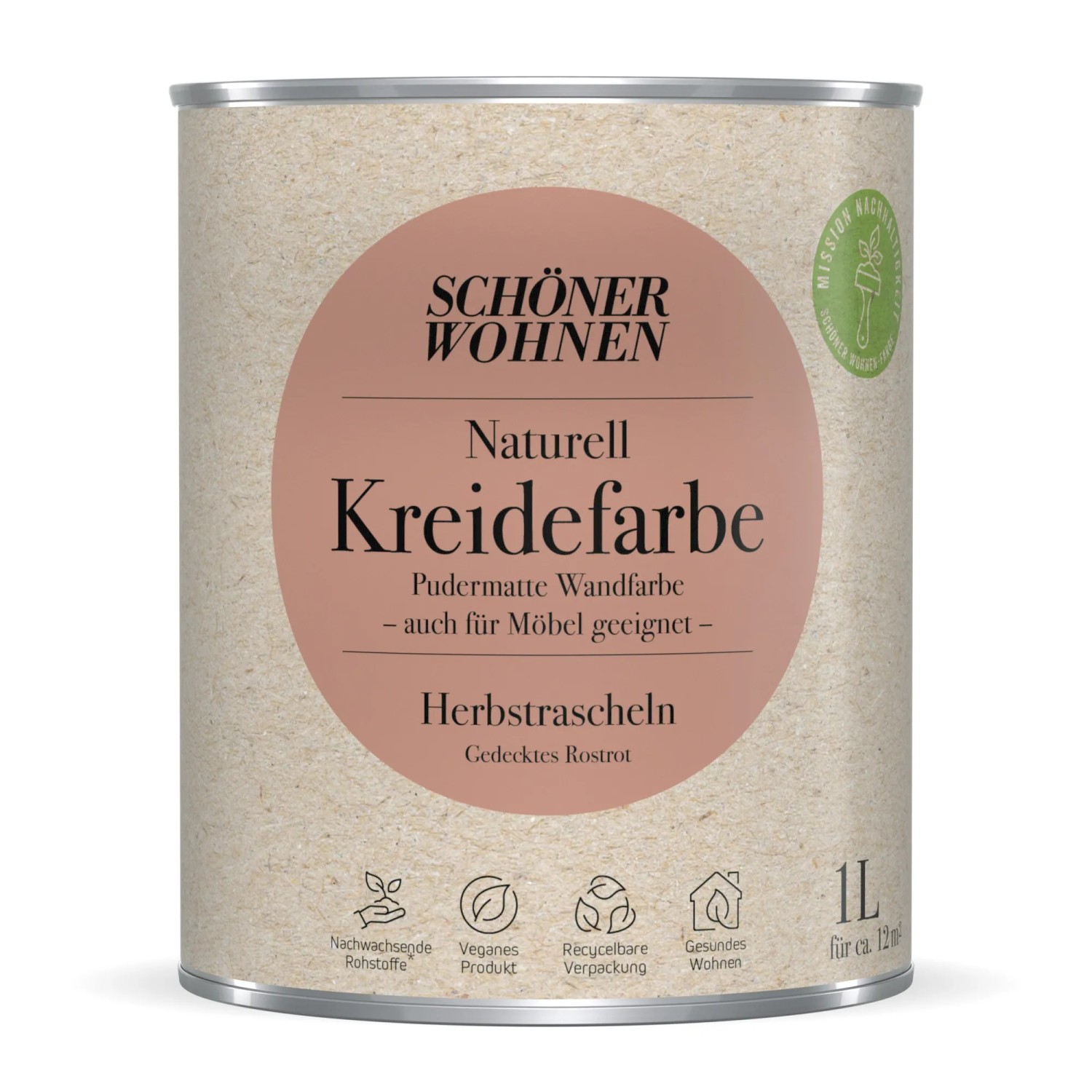 Schöner Wohnen Kreidefarbe Naturell Herbstrascheln 1 l