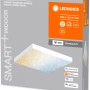 Verpackung der Ledvance Smart+ WiFi Panelleuchte Planon 45x45 cm mit Glitzereffekt.