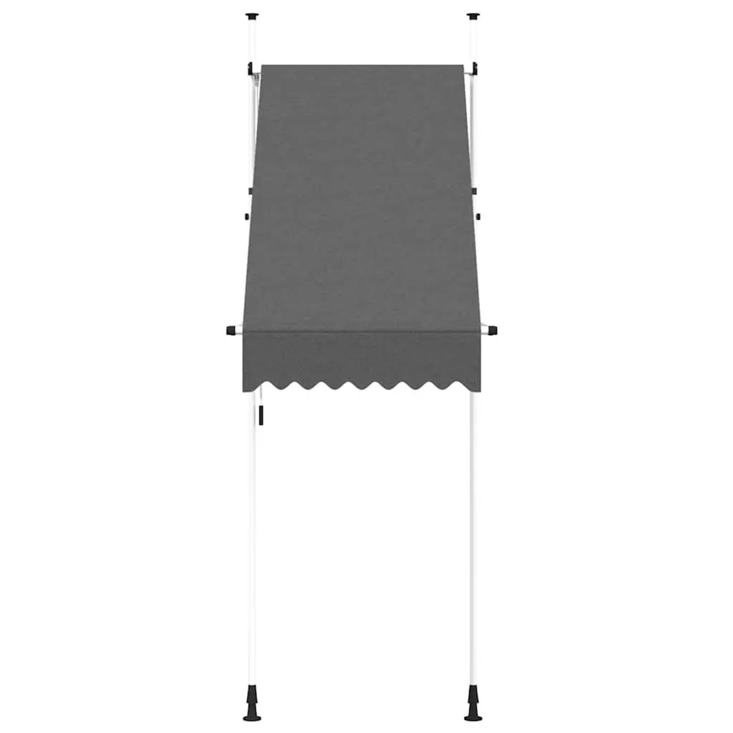 vidaXL Einziehbare Markise Handbetrieben 100 cm Anthrazit 145832_3