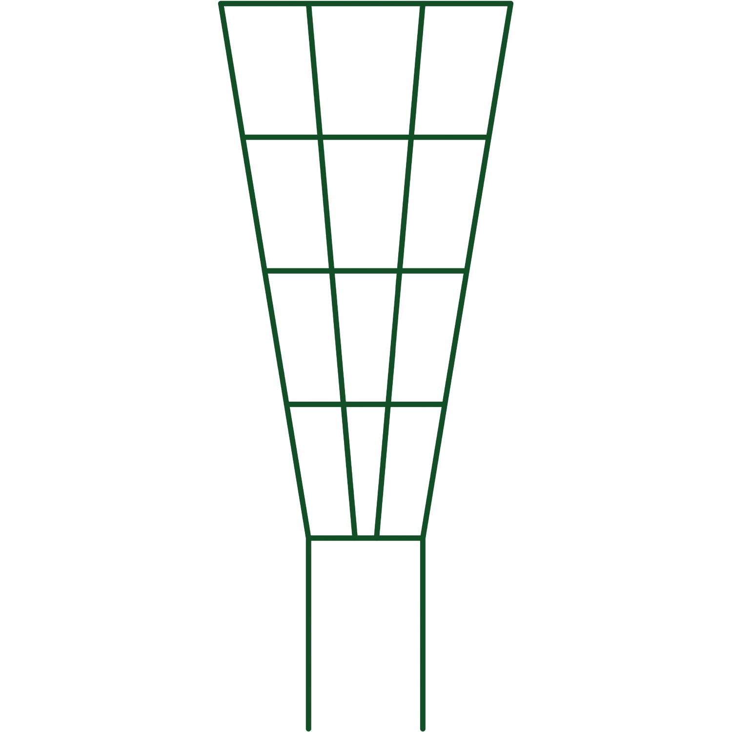 Peacock Rankspalier Vario Fächer M 38 cm x 95 cm Grün