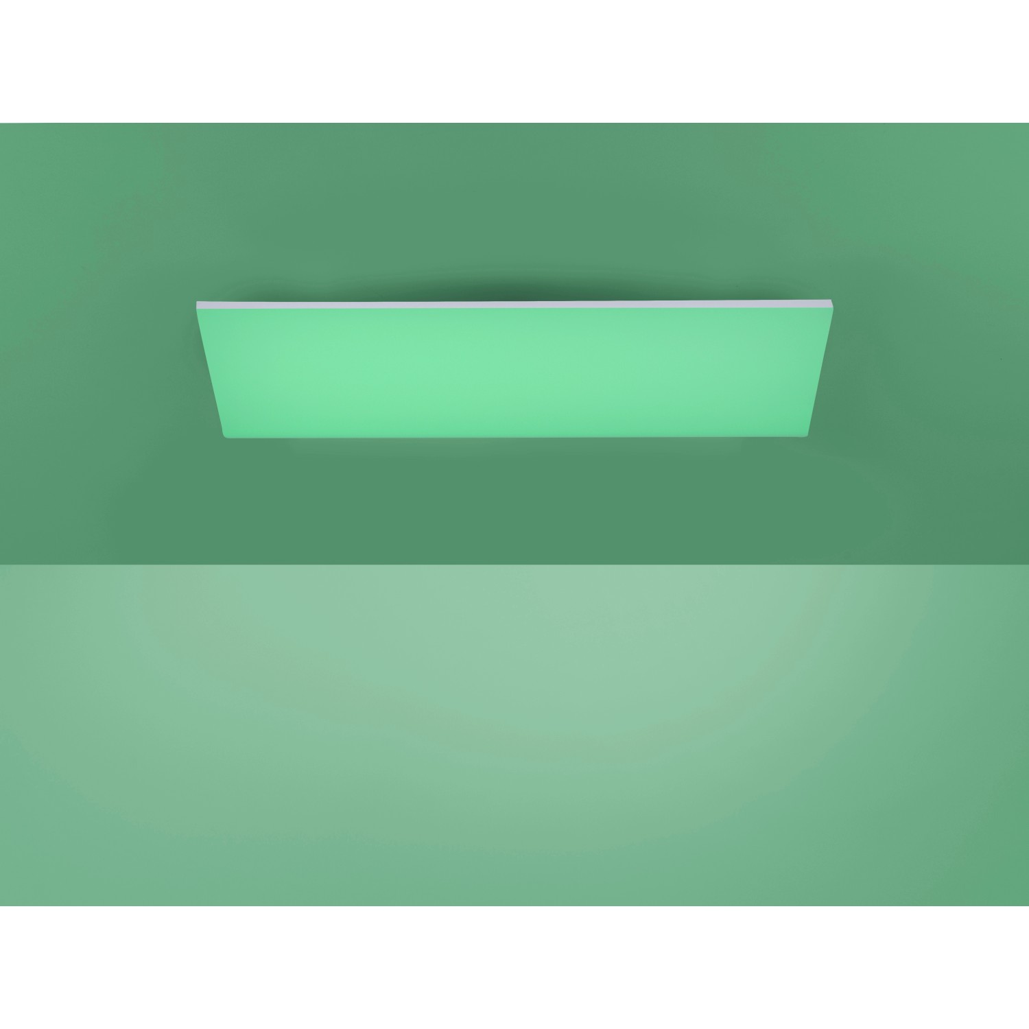 Weißes, rahmenloses LED-Panel 60x30 cm von Paul Neuhaus, eine moderne Deckenleuchte.