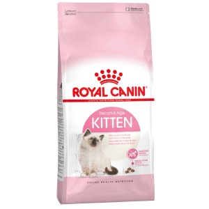 Royal Canin Kitten Trockenfutter für Kätzchen bis 12 Monate, 4 kg Packung.