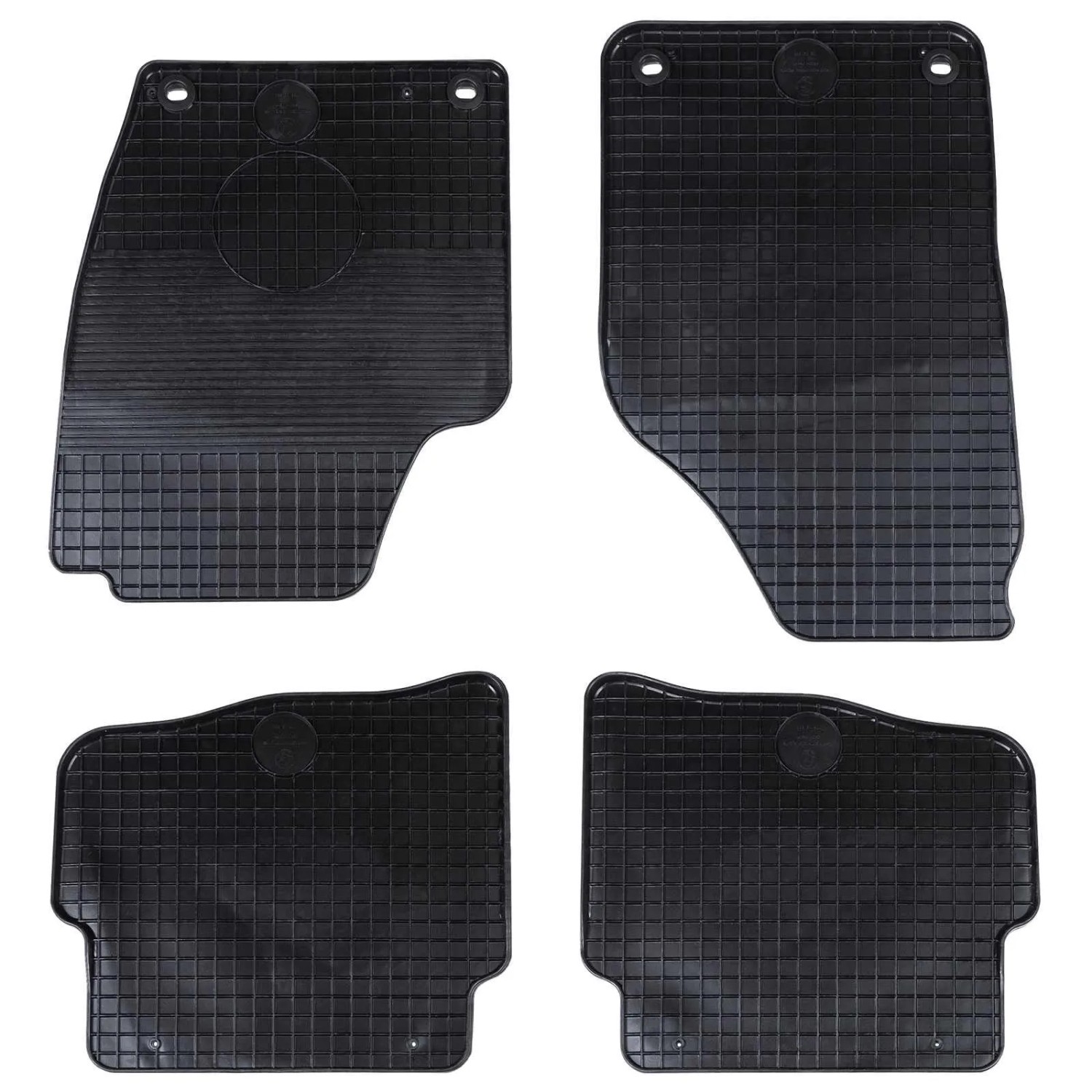 vidaXL Autofußmatte 4-Tlg Schwarz Geeignet für VW POLO 2001-2009 NS 42029156