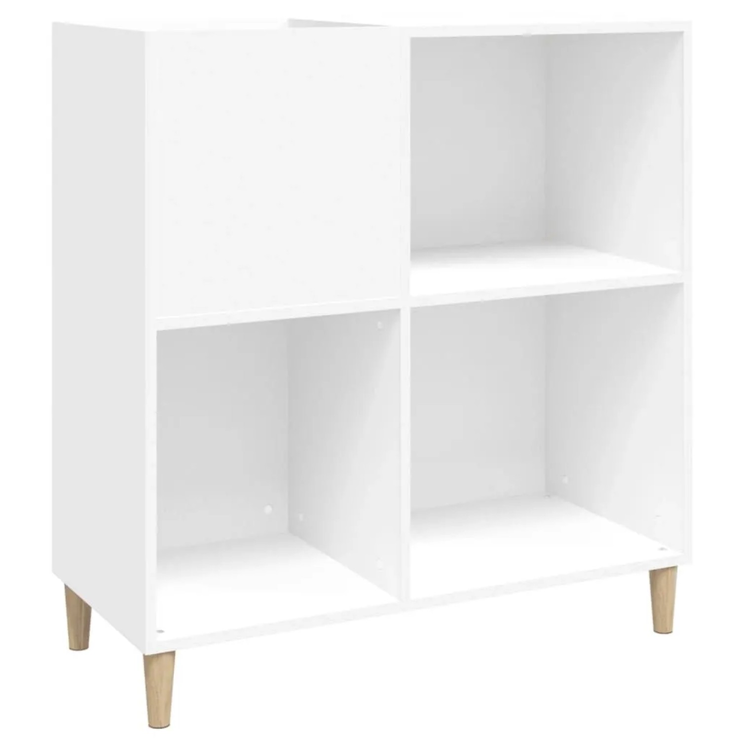 vidaXL Plattenschrank Weiß 84,5x38x89 cm Holzwerkstoff 831989