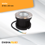 ENOVALITE LED Bodenleuchte, 6er Set. Gartenstrahler aus Edelstahl und Aluminiumdruckguss.