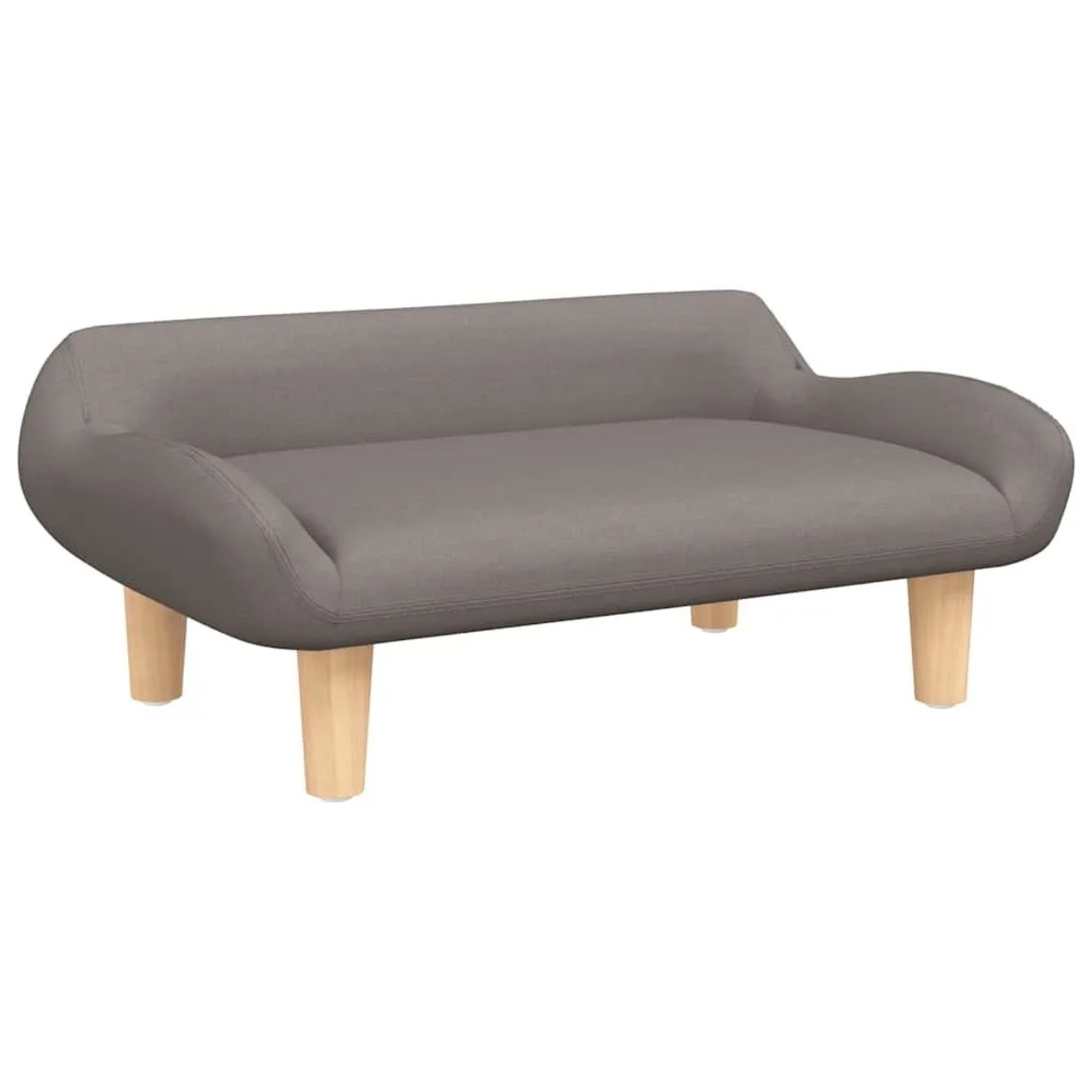 vidaXL Kindersofa Taupe 70x40x24 cm Stoff 3196347
