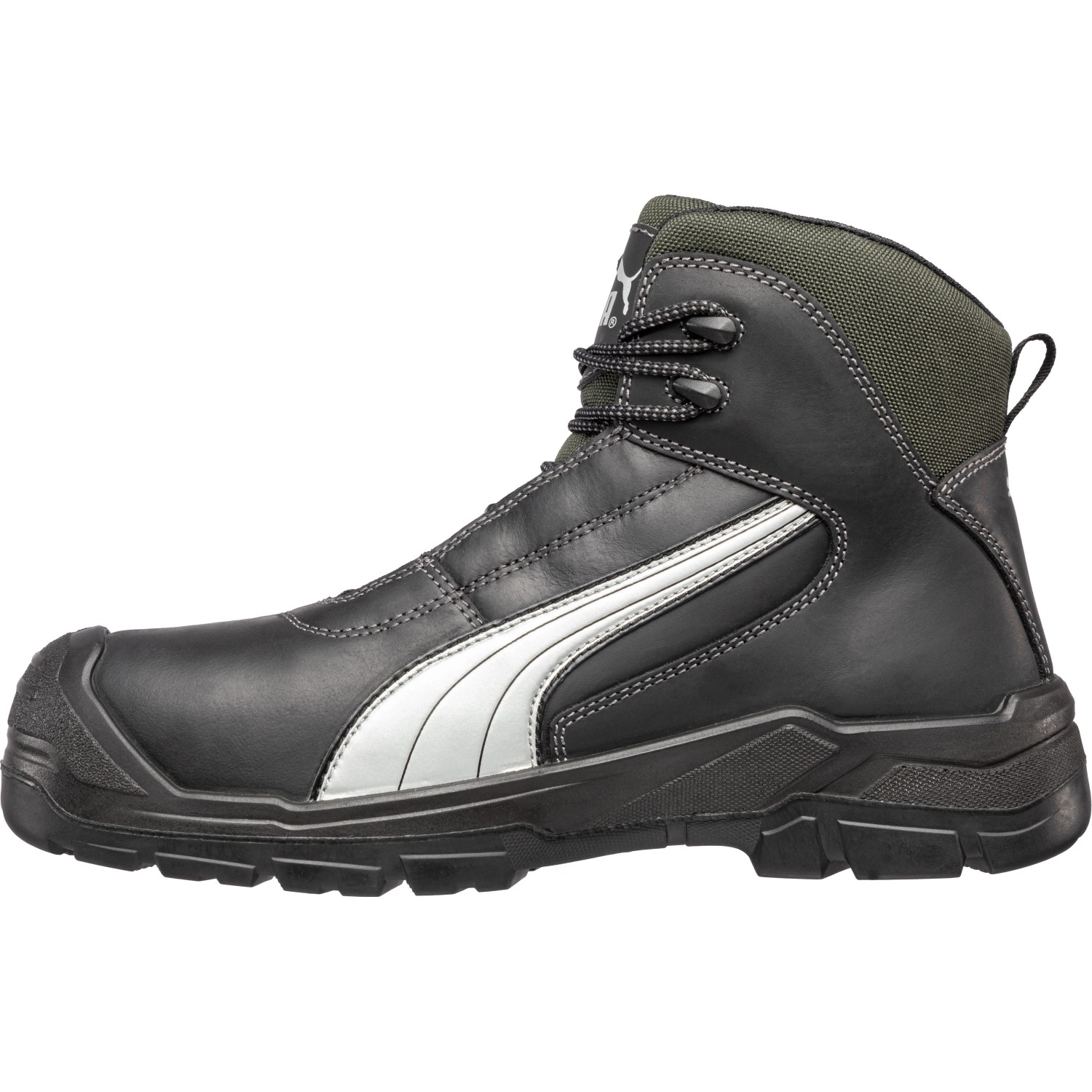 Puma Safety Sicherheitsstiefel Cascades Mid S3 Schwarz-Gelb Größe
