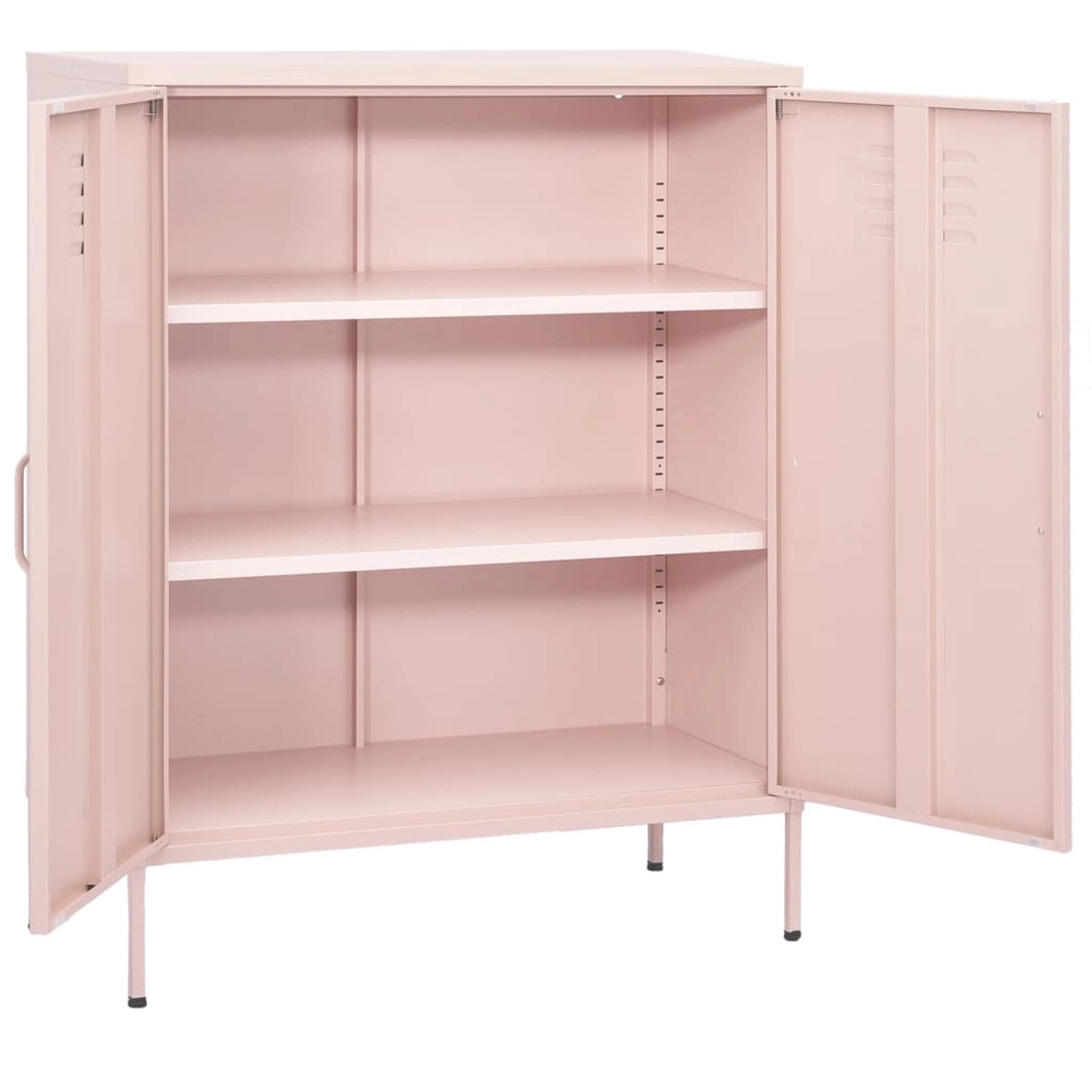 vidaXL Aktenschrank Lagerschrank Rosa 80x35x101,5 cm Stahl günstig online kaufen