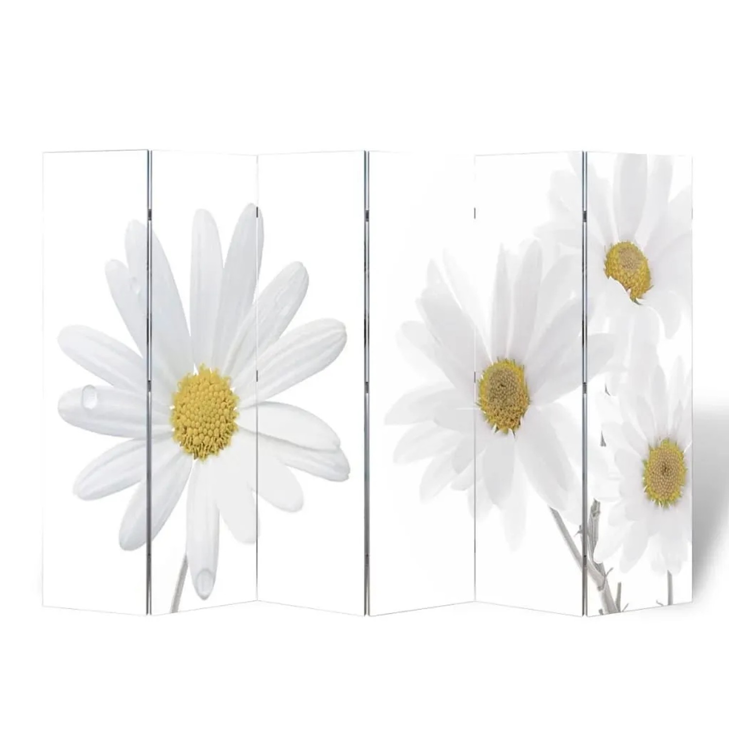 vidaXL Raumteiler Klappbar 217x170 cm Blume 240481