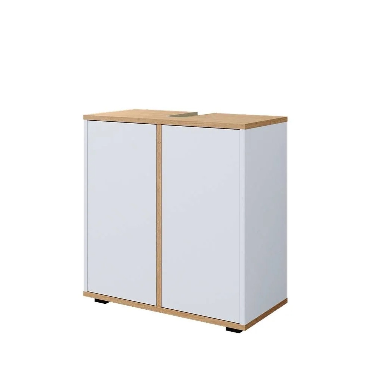 Vicco Waschbeckenunterschrank Didi Weiß Artisan 60 x 62 mit 2 Türen