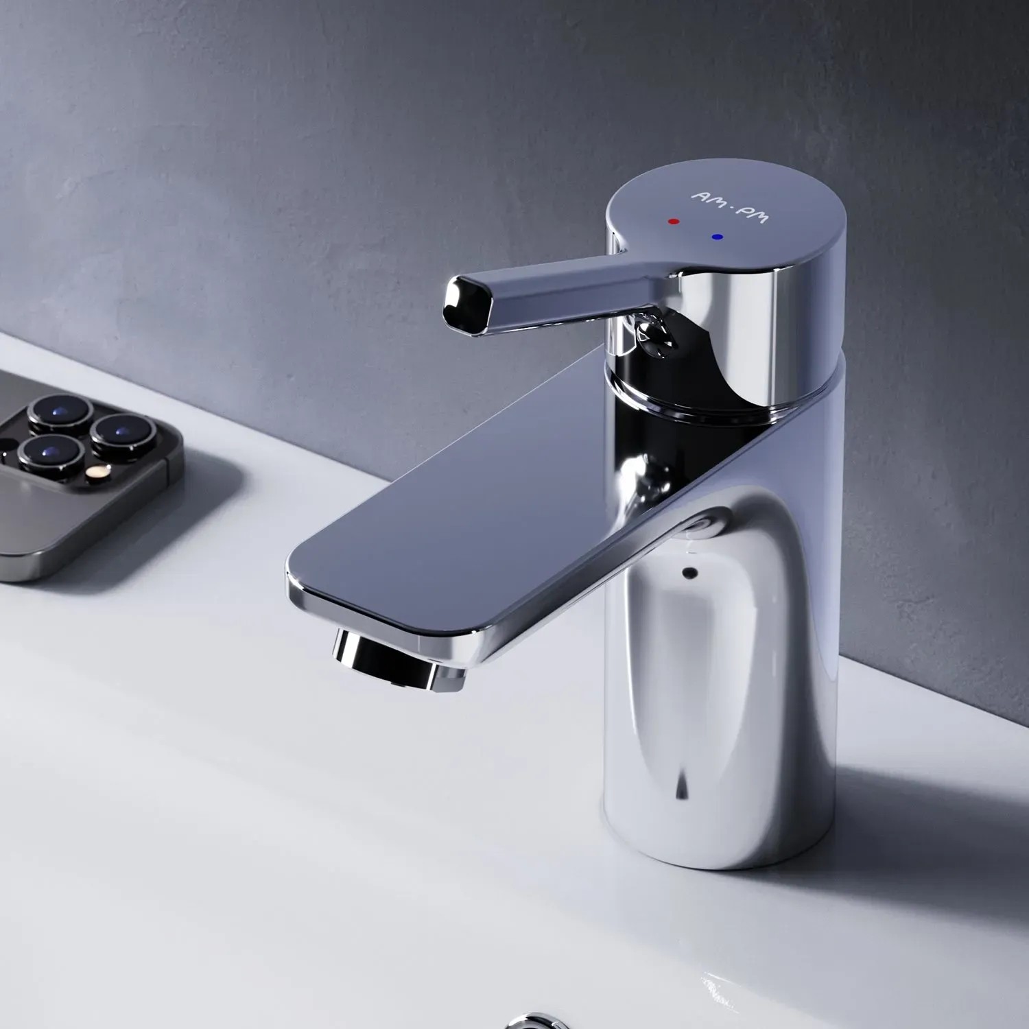 AM.PM Einhebel-Waschtischarmatur X-Joy S Wasserhahn Bad aus  