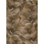 Erismann Vliestapete Fashion for Walls Floral Glow Braun mit floralem Muster und Glanzeffekt.