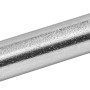 Nahaufnahme einer silberfarbenen Aderendhülse 1 mm² für Kabel, 100 Stück im Set.