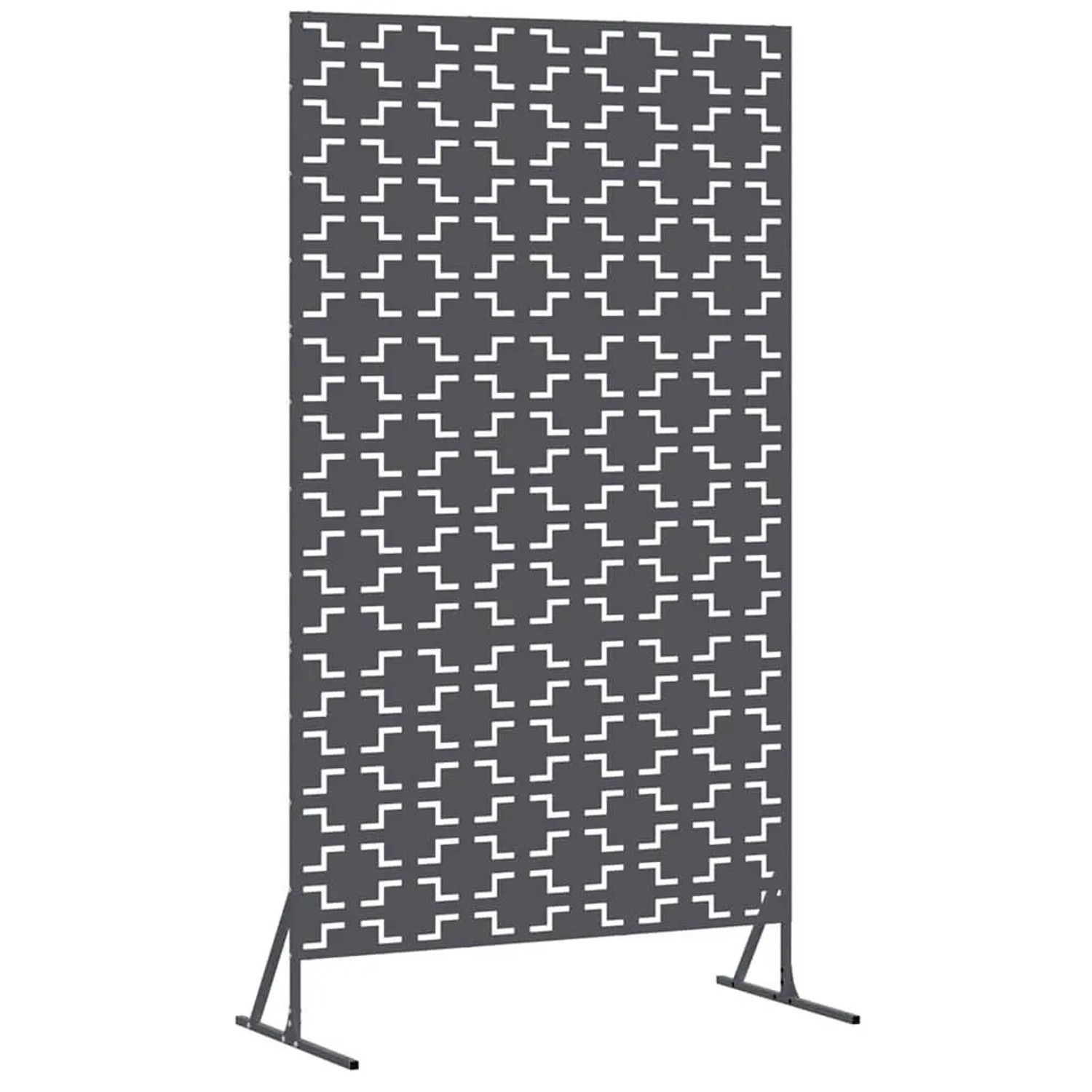 Image of vidaXL Sichtschutz Anthrazit 100 x 50 x 180 cm Stahl 868579