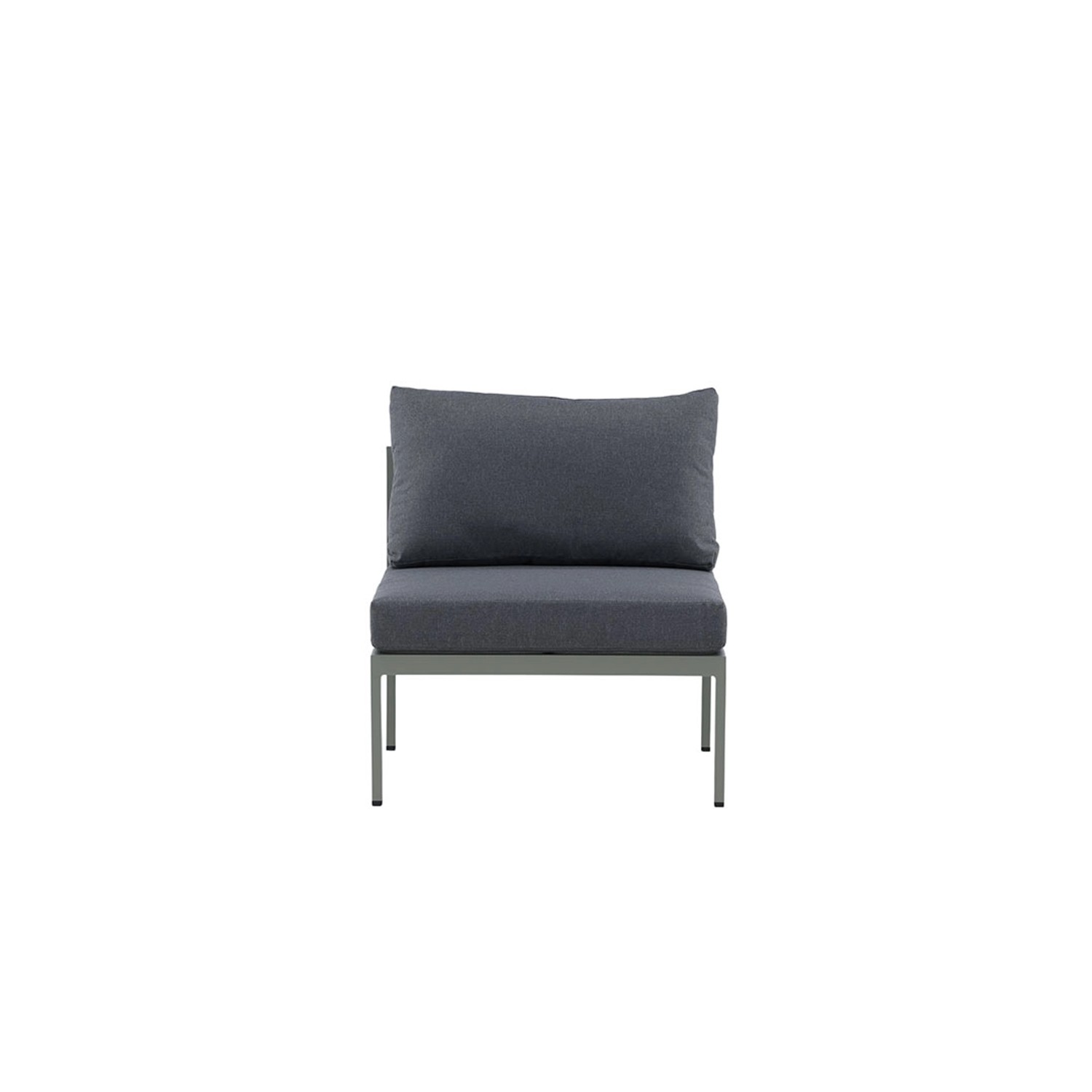 ebuy24 Copacabana Gartensofa Mittelsegment Khaki Sitzhöhe cm 30 Sitzbreite günstig online kaufen