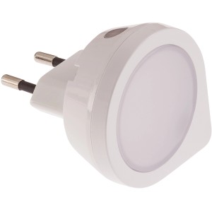 Müller-Licht LED-Nachtlicht Luna, weiß, mit Sensor für Steckdose. Nachtlampe für Schlaf- und Wohnräume.