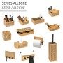 WENKO Bad-Accessoires Serie Allegre aus Bambus und Rattan, bestehend aus verschiedenen Badutensilien.