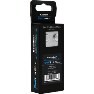 CYA-Test Tabletten für Pooltester zur Messung des Cyanursäuregehalts, 50 Stück.