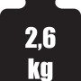 Gewichtsangabe: 2,6 kg für Wenko WC-Sitz Exclusive