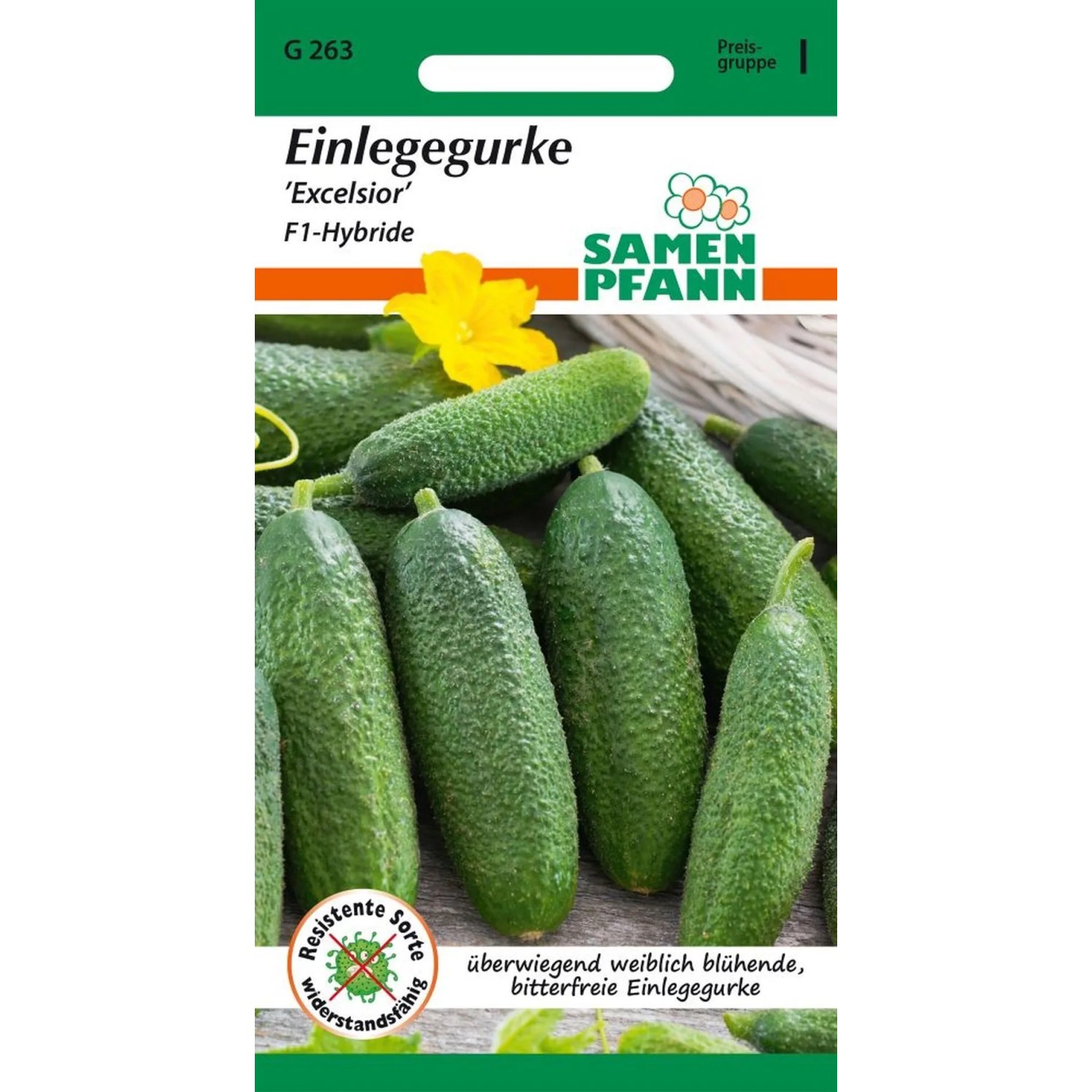 SAMEN PFANN Einlegegurke Excelsior F1