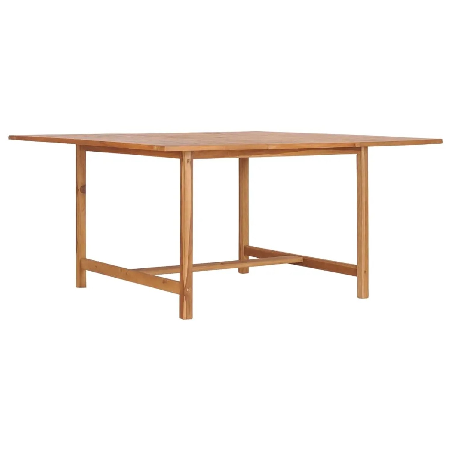 vidaXL Gartentisch 150x150x76 cm Massivholz Teak 49008
