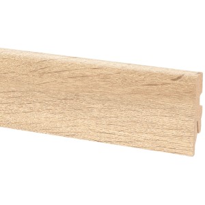Sockelleiste Comfort Eiche Petrona, 60x20x2600 mm, mit Kabelkanal.